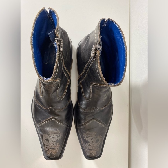 Rock Lines Mark Nason Traxx Dragon Boots Leather Mens Size 10 - Picture 5 of 15